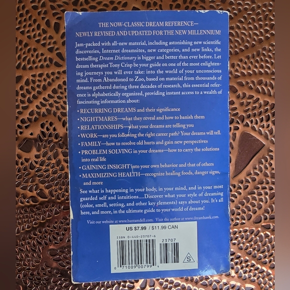 ​Dream Dictionary by Tony Crisp | 10th Anniversary Edition - Picture 3 of 3